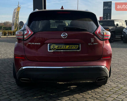 Красный Ниссан Мурано, объемом двигателя 3.5 л и пробегом 143 тыс. км за 18800 $, фото 5 на Automoto.ua