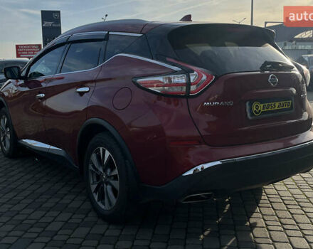 Красный Ниссан Мурано, объемом двигателя 3.5 л и пробегом 143 тыс. км за 18800 $, фото 4 на Automoto.ua
