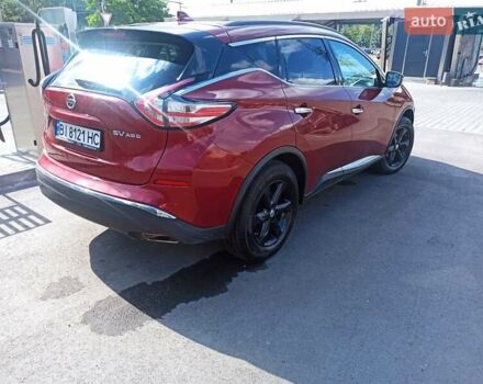 Красный Ниссан Мурано, объемом двигателя 3.5 л и пробегом 91 тыс. км за 17800 $, фото 1 на Automoto.ua