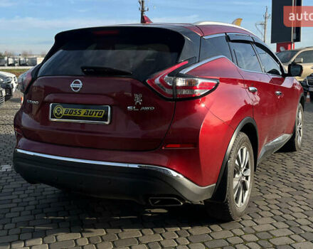 Красный Ниссан Мурано, объемом двигателя 3.5 л и пробегом 143 тыс. км за 18800 $, фото 6 на Automoto.ua