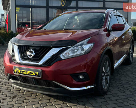 Красный Ниссан Мурано, объемом двигателя 3.5 л и пробегом 143 тыс. км за 18800 $, фото 2 на Automoto.ua
