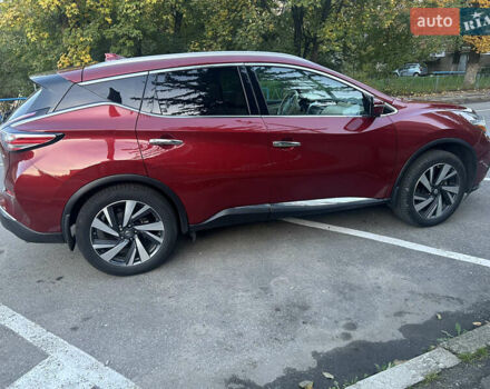 Красный Ниссан Мурано, объемом двигателя 3.5 л и пробегом 76 тыс. км за 19500 $, фото 2 на Automoto.ua