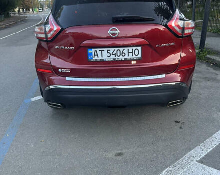 Красный Ниссан Мурано, объемом двигателя 3.5 л и пробегом 76 тыс. км за 19500 $, фото 3 на Automoto.ua