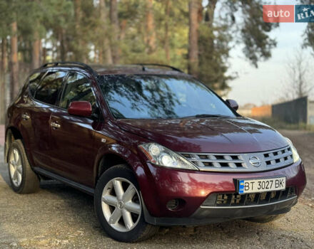 Красный Ниссан Мурано, объемом двигателя 3.5 л и пробегом 235 тыс. км за 5500 $, фото 1 на Automoto.ua