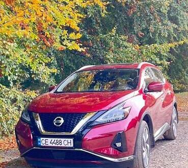 Красный Ниссан Мурано, объемом двигателя 3.5 л и пробегом 103 тыс. км за 18900 $, фото 1 на Automoto.ua