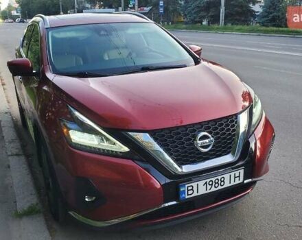 Червоний Ніссан Мурано, об'ємом двигуна 3.5 л та пробігом 59 тис. км за 20700 $, фото 1 на Automoto.ua