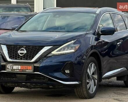 Синий Ниссан Мурано, объемом двигателя 3.5 л и пробегом 102 тыс. км за 19500 $, фото 2 на Automoto.ua