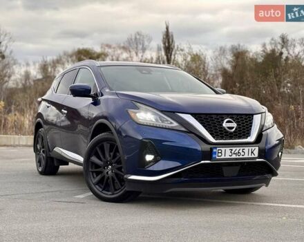 Синий Ниссан Мурано, объемом двигателя 3.5 л и пробегом 70 тыс. км за 22000 $, фото 1 на Automoto.ua