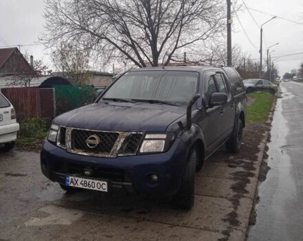 Синий Ниссан Навара, объемом двигателя 2.5 л и пробегом 350 тыс. км за 5500 $, фото 1 на Automoto.ua