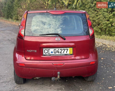 Красный Ниссан Ноут, объемом двигателя 1.4 л и пробегом 190 тыс. км за 5499 $, фото 3 на Automoto.ua