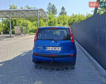 Синій Ніссан Ноут, об'ємом двигуна 1.4 л та пробігом 250 тис. км за 4900 $, фото 1 на Automoto.ua