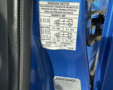 Синій Ніссан Ноут, об'ємом двигуна 1.39 л та пробігом 236 тис. км за 4555 $, фото 16 на Automoto.ua