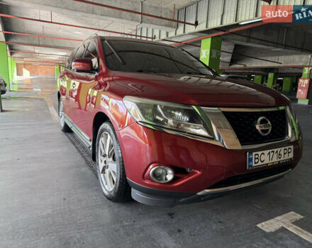 Ниссан Патфайндер 2015 в Львове на Automoto.ua Красный Ниссан Патфайндер, объемом двигателя 3.5 л и пробегом 190 тыс. км за 13500 $, фото 1 на Automoto.ua