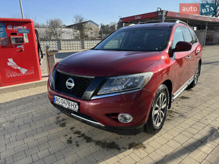 Ніссан Патфайндер 2016 у Ужгороді на Automoto.ua Червоний Ніссан Патфайндер, об'ємом двигуна 3.5 л та пробігом 250 тис. км за 13500 $, фото 1 на Automoto.ua