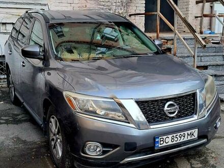 Серый Ниссан Патфайндер, объемом двигателя 3.5 л и пробегом 99 тыс. км за 13000 $, фото 1 на Automoto.ua