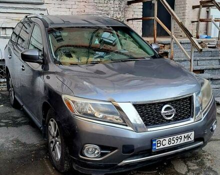 Серый Ниссан Патфайндер, объемом двигателя 3.5 л и пробегом 99 тыс. км за 13000 $, фото 1 на Automoto.ua