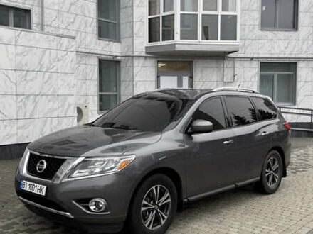 Серый Ниссан Патфайндер, объемом двигателя 3.5 л и пробегом 155 тыс. км за 14750 $, фото 1 на Automoto.ua