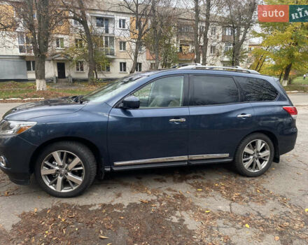 Ниссан Патфайндер 2014 в Кропивницком (Кировограде) на Automoto.ua Синий Ниссан Патфайндер, объемом двигателя 3.5 л и пробегом 221 тыс. км за 14500 $, фото 3 на Automoto.ua