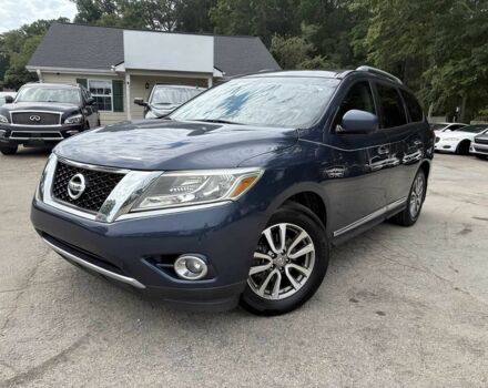 Синий Ниссан Патфайндер, объемом двигателя 3.5 л и пробегом 76 тыс. км за 8400 $, фото 2 на Automoto.ua