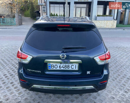 Синий Ниссан Патфайндер, объемом двигателя 3.5 л и пробегом 162 тыс. км за 12500 $, фото 1 на Automoto.ua