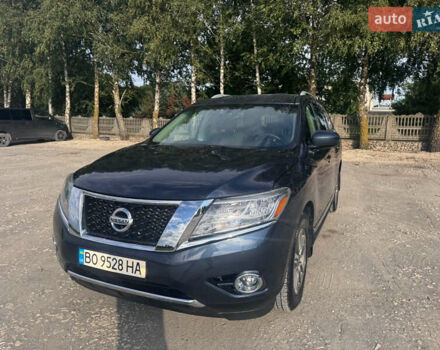 Синий Ниссан Патфайндер, объемом двигателя 3.5 л и пробегом 112 тыс. км за 14500 $, фото 3 на Automoto.ua