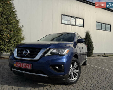 Синий Ниссан Патфайндер, объемом двигателя 3.5 л и пробегом 84 тыс. км за 19800 $, фото 105 на Automoto.ua