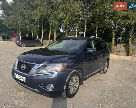 Синій Ніссан Патфайндер, об'ємом двигуна 3.5 л та пробігом 112 тис. км за 14500 $, фото 1 на Automoto.ua