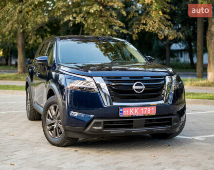 Синий Ниссан Патфайндер, объемом двигателя 3.5 л и пробегом 98 тыс. км за 32900 $, фото 1 на Automoto.ua