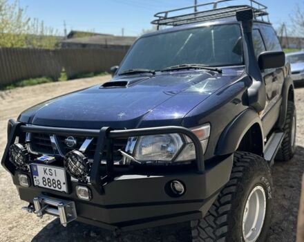 Синий Ниссан Патрол, объемом двигателя 3 л и пробегом 220 тыс. км за 16500 $, фото 1 на Automoto.ua