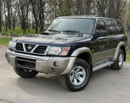 Синий Ниссан Патрол, объемом двигателя 3 л и пробегом 312 тыс. км за 10550 $, фото 1 на Automoto.ua
