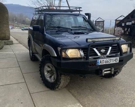 Синий Ниссан Патрол, объемом двигателя 3 л и пробегом 500 тыс. км за 14000 $, фото 1 на Automoto.ua