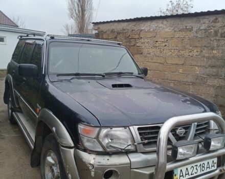 Синий Ниссан Патрол, объемом двигателя 3 л и пробегом 250 тыс. км за 8000 $, фото 1 на Automoto.ua
