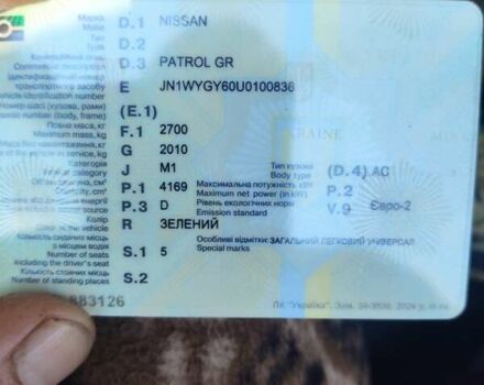 Зеленый Ниссан Патрол, объемом двигателя 4.2 л и пробегом 295 тыс. км за 15000 $, фото 2 на Automoto.ua