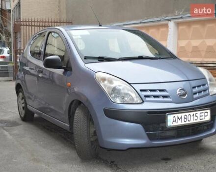 Синий Ниссан Пиксо, объемом двигателя 1 л и пробегом 157 тыс. км за 4300 $, фото 1 на Automoto.ua