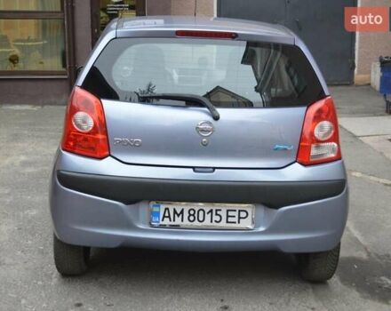 Синий Ниссан Пиксо, объемом двигателя 1 л и пробегом 157 тыс. км за 4300 $, фото 4 на Automoto.ua