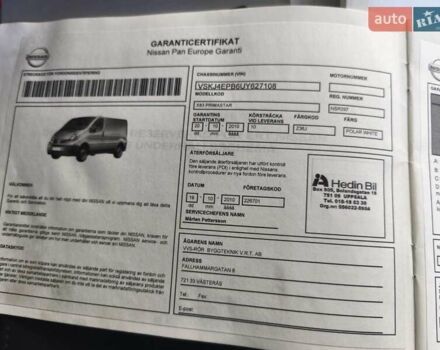Белый Ниссан Примастар, объемом двигателя 2 л и пробегом 341 тыс. км за 11999 $, фото 27 на Automoto.ua