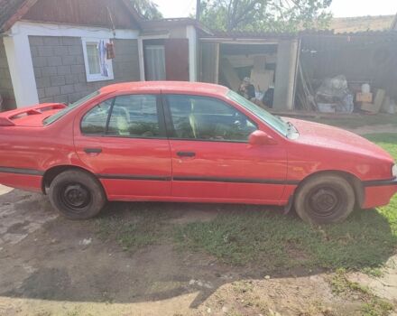 Красный Ниссан Примера, объемом двигателя 1.6 л и пробегом 170 тыс. км за 1677 $, фото 3 на Automoto.ua