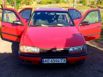 Ниссан Примера 1991 в Решетиловке на Automoto.ua Красный Ниссан Примера, объемом двигателя 1.6 л и пробегом 410 тыс. км за 2500 $, фото 1 на Automoto.ua