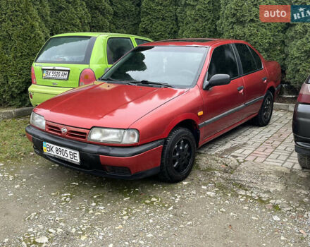 Красный Ниссан Примера, объемом двигателя 2 л и пробегом 350 тыс. км за 1350 $, фото 1 на Automoto.ua