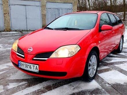 Красный Ниссан Примера, объемом двигателя 1.8 л и пробегом 296 тыс. км за 3650 $, фото 1 на Automoto.ua