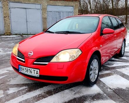 Красный Ниссан Примера, объемом двигателя 1.8 л и пробегом 296 тыс. км за 3650 $, фото 1 на Automoto.ua