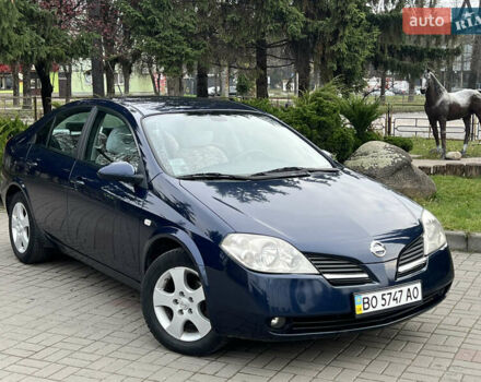 Синий Ниссан Примера, объемом двигателя 1.8 л и пробегом 195 тыс. км за 3000 $, фото 1 на Automoto.ua