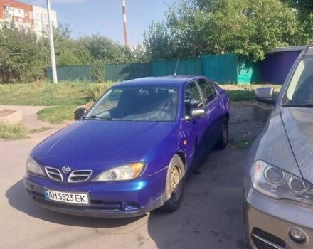 Синий Ниссан Примера, объемом двигателя 1.8 л и пробегом 300 тыс. км за 2200 $, фото 1 на Automoto.ua