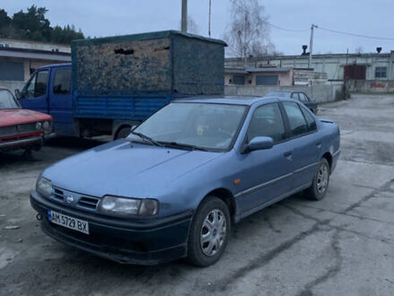 Синий Ниссан Примера, объемом двигателя 2 л и пробегом 300 тыс. км за 1600 $, фото 1 на Automoto.ua