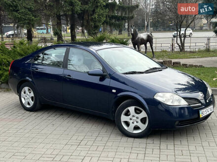 Синий Ниссан Примера, объемом двигателя 1.8 л и пробегом 195 тыс. км за 3000 $, фото 1 на Automoto.ua