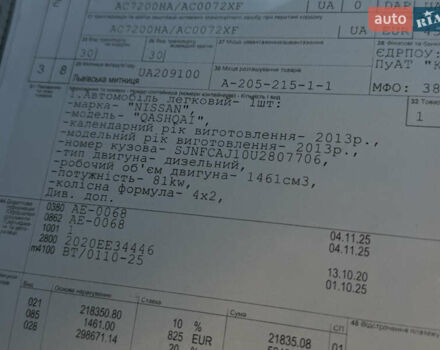 Белый Ниссан Кашкай, объемом двигателя 1.5 л и пробегом 220 тыс. км за 13500 $, фото 62 на Automoto.ua