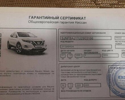 Белый Ниссан Кашкай, объемом двигателя 0 л и пробегом 111 тыс. км за 20200 $, фото 4 на Automoto.ua