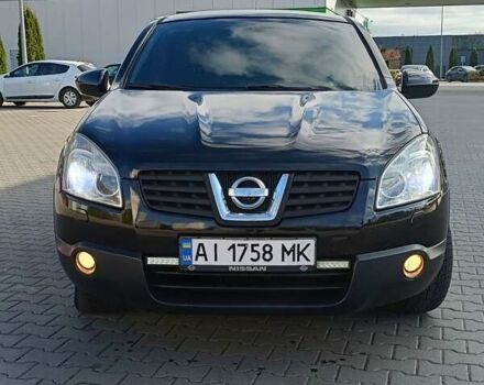 Черный Ниссан Кашкай, объемом двигателя 2 л и пробегом 182 тыс. км за 7450 $, фото 1 на Automoto.ua