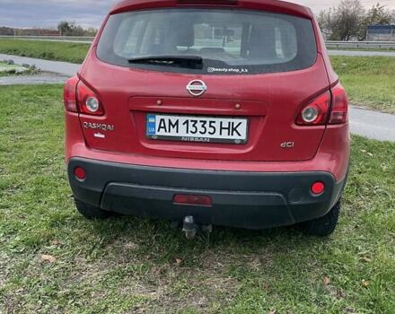 Ніссан Кашкай 2008 у Житомирі на Automoto.ua Червоний Ніссан Кашкай, об'ємом двигуна 1.5 л та пробігом 268 тис. км за 8300 $, фото 3 на Automoto.ua