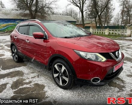 Красный Ниссан Кашкай, объемом двигателя 1.5 л и пробегом 215 тыс. км за 14350 $, фото 1 на Automoto.ua